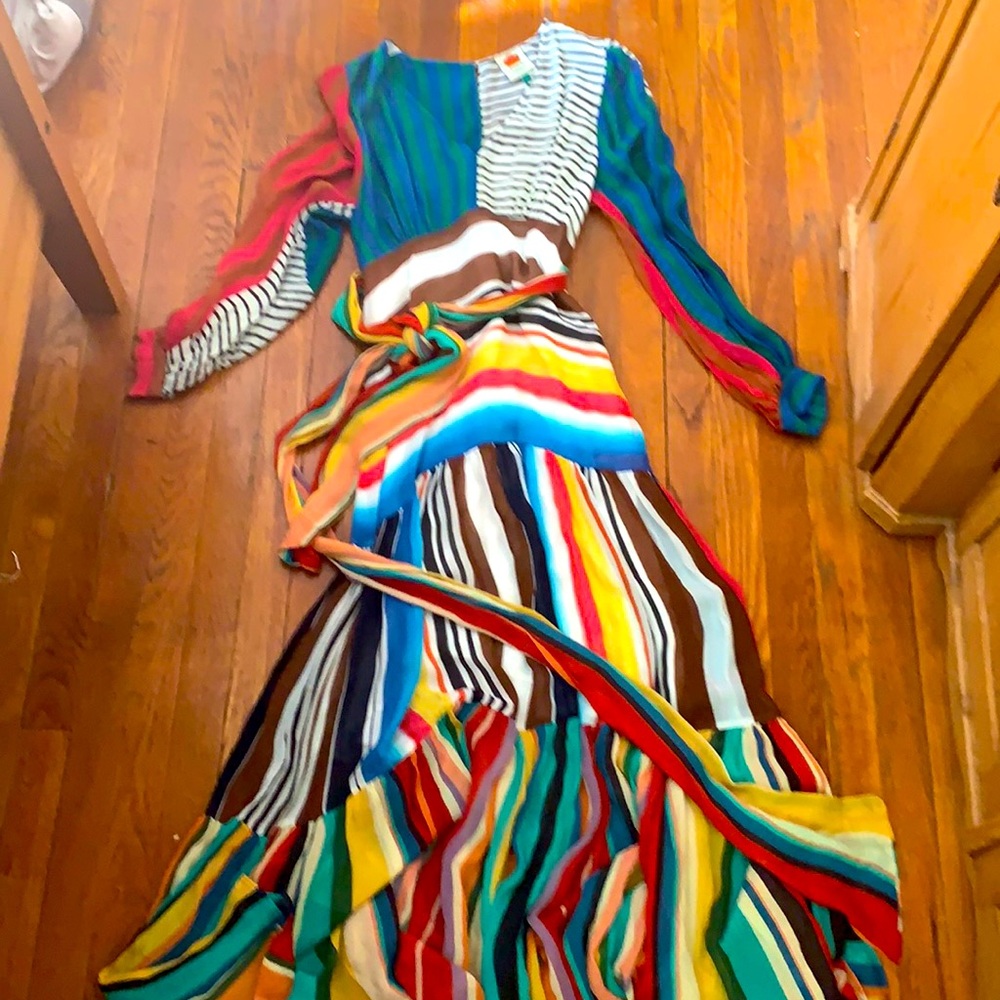 Farm Rio technicolor maxi dress 🌈